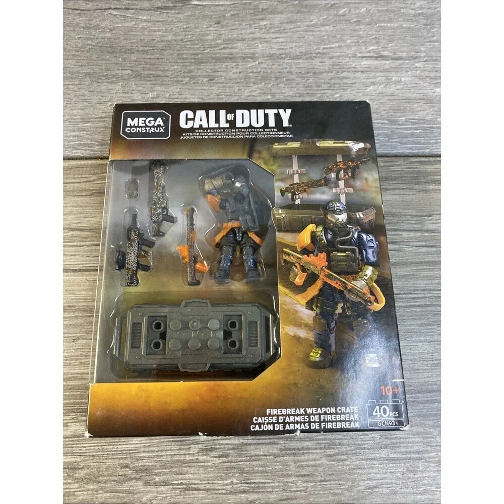 Mega Construx Call of Duty Firebreak Weapon Crate Set Krystof Hejek Figure New